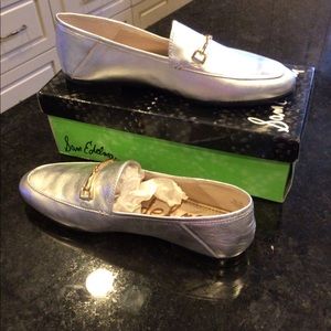 Sam Edelman Lorraine Silver Loafers